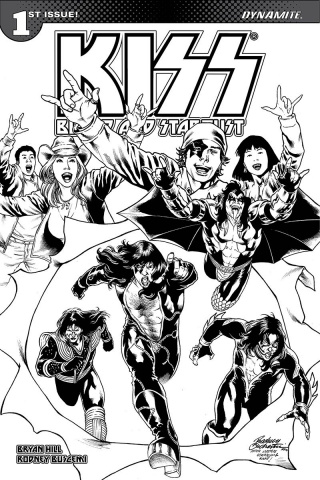 KISS BLOOD AND STARDUST #5 1:20 Sayger Virgin Art Variant Dynamite Comic Book