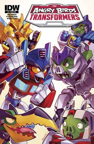 Angry Birds / Transformers #3 (Subscription Cover)