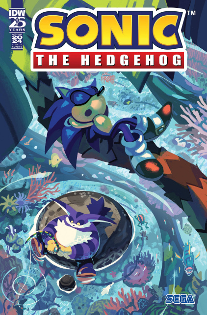 Sonic the Hedgehog Annual 2024 (Fourdraine Cover)