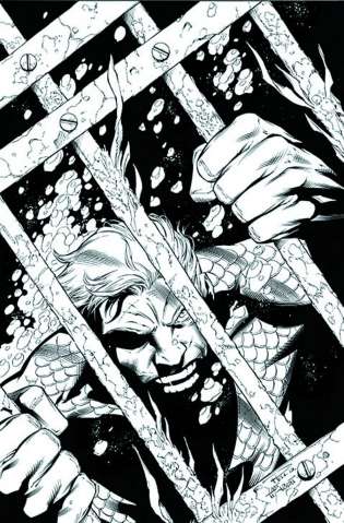 Aquaman #17 (Black & White Cover)