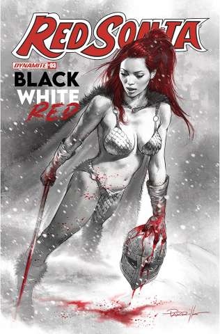 Red Sonja: Black, White, Red #3 (Parrillo Cover)