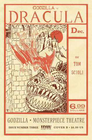 Godzilla's Monsterpiece Theatre #3 (Scioli Cover)