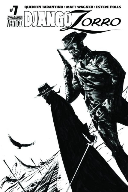 Django / Zorro #7 (25 Copy Lee B&W Cover)