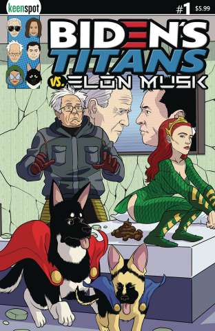 Biden's Titans vs. Elon Musk #1 (Remulac Amber Turd Cover)