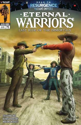 Eternal Warriors: Last Ride of the Immortals #1 (Alessio Cover)