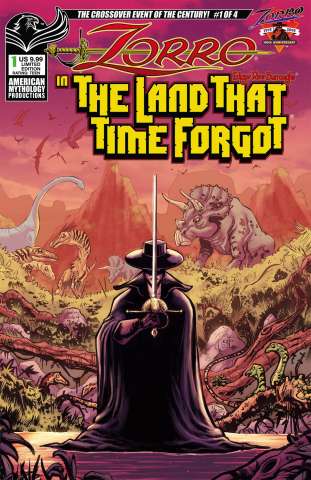 Zorro in the Land That Time Forgot #1 (Ranaldi Cover)