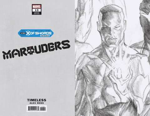 Marauders #13 (Alex Ross Iceman Timeless Virgin Sketch Cover)