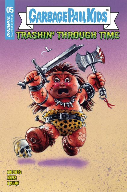 Garbage Pail Kids: Trashin' Through Time #5 (Classic Trading Card Cover)