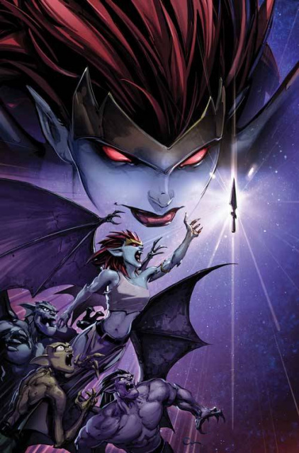 Gargoyles Quest #1 (Premium Metal Crain Cover)