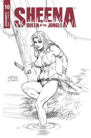 Sheena: Queen of the Jungle #10 (10 Copy Linsner B&W Cover)