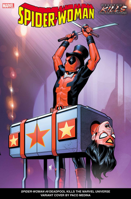 Spider-Woman #9 (Medina Deadpool Kills the Marvel Universe Cover)