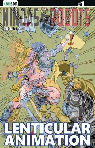 Ninjas & Robots #1 (Lenticular Cover)