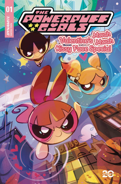 The Powerpuff Girls: Valentine's Kissy Face Special #1 (Baldari Cover)