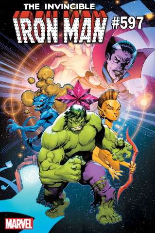 Invincible Iron Man #597 (Stevens Hulk Cover)