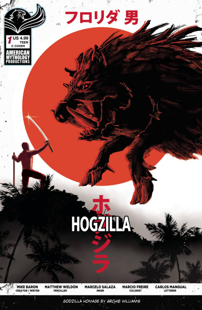 Florida Man vs. Hogzilla #1 (Minus One Cover)