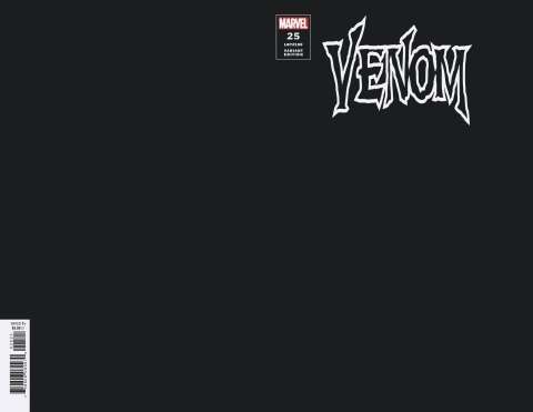 Venom #25 (Black Blank Cover)