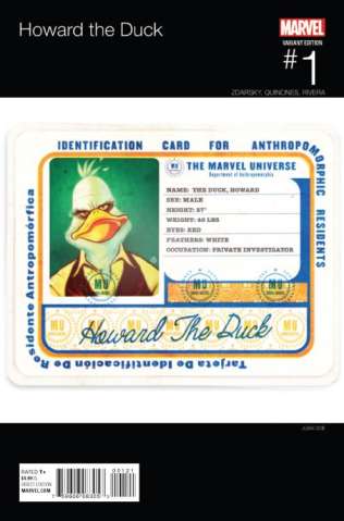 Howard the Duck #1 (Doe Hip Hop Cover)