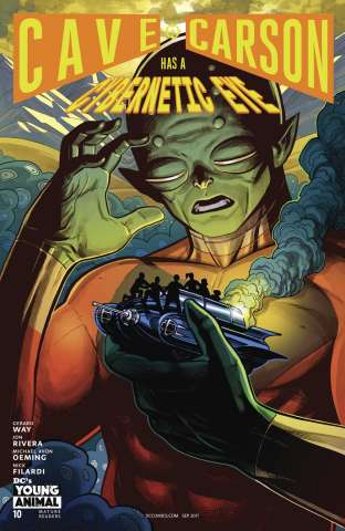 Cave Carson Has a Cybernetic Eye #10 (Variant Cover)