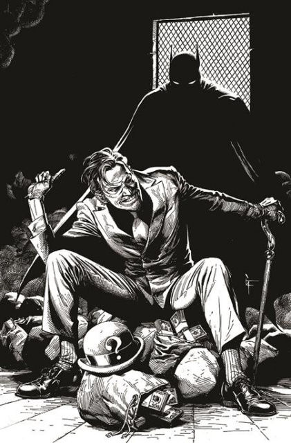 Batman: Black & White #5 (Gary Frank Riddler Cover)