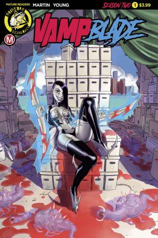 Vampblade, Season Two #1 (Winston Young Cover)