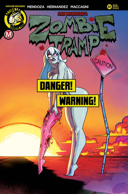 Zombie Tramp #61 (Federhenn Risque Cover)