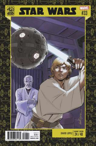 Star Wars #33 (Lopez Star Wars 40th Anniversary Cover)