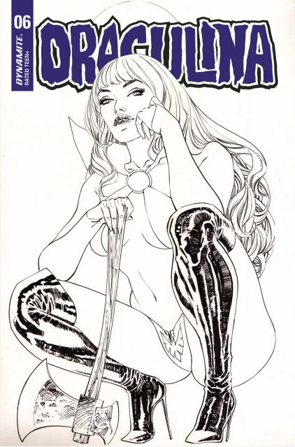 Draculina #6 (20 Copy March B&W Cover)