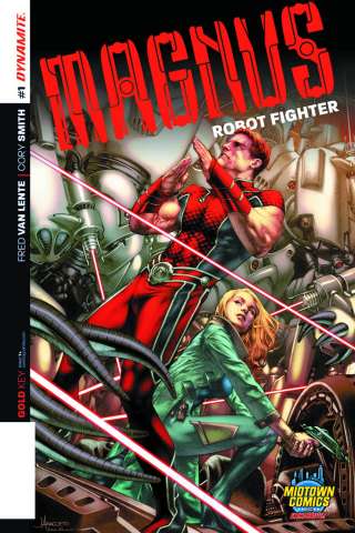 Magnus, Robot Fighter #1 (Midtown Comics Cover)