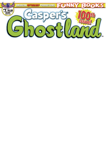 Casper's Ghostland #100 (100th Issue Anniversary Blank Sketch Cover)