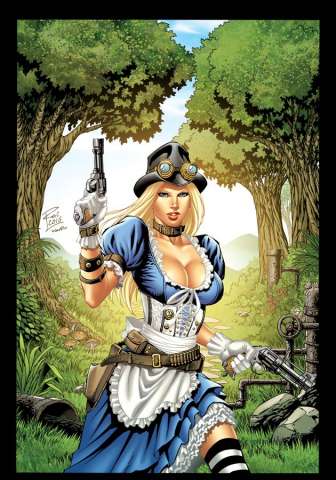 Grimm Fairy Tales: Steampunk Alice in Wonderland (Rei Cover)