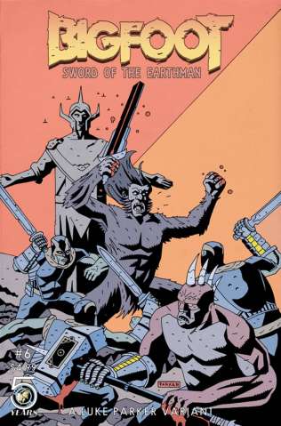 Bigfoot: Sword of the Earthman #6 (Parker Cover)