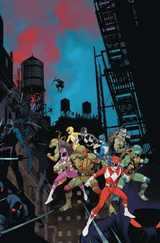 Power Rangers / Teenage Mutant Ninja Turtles #3 (Mora Cover)
