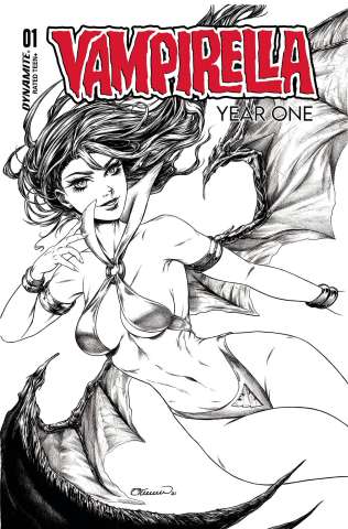Vampirella: Year One #1 (30 Copy Turner B&W Cover)