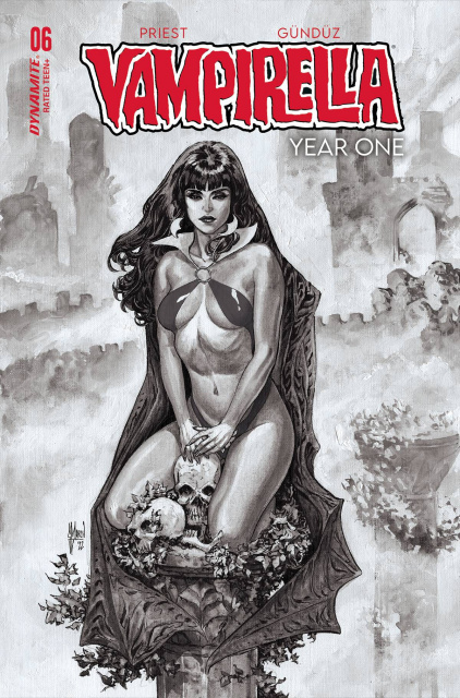 Vampirella: Year One #6 (7 Copy March B&W Cover)