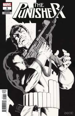 The Punisher #1 (Zeck Hidden Gem B&W Cover)