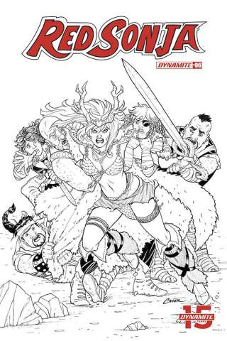 Red Sonja #6 (20 Copy Conner B&W Cover)