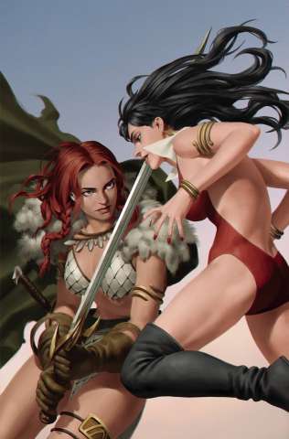 Vampirella vs. Red Sonja #2 (30 Copy Linsner Virgin Cover)