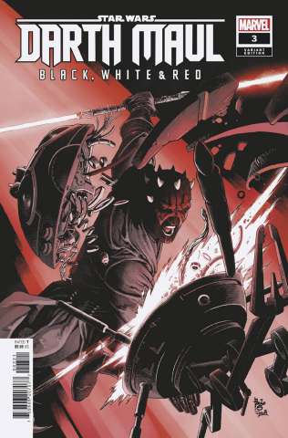 Star Wars: Darth Maul - Black, White & Red #3 (Siqueira Cover)