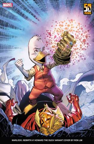 Warlock: Rebirth #1 (Ron Lim Howard the Duck Cover)