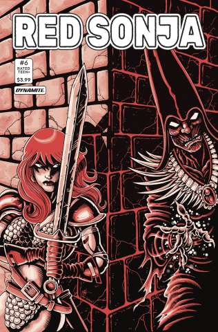 Red Sonja #6 (TMNT Homage Haeser Cover)