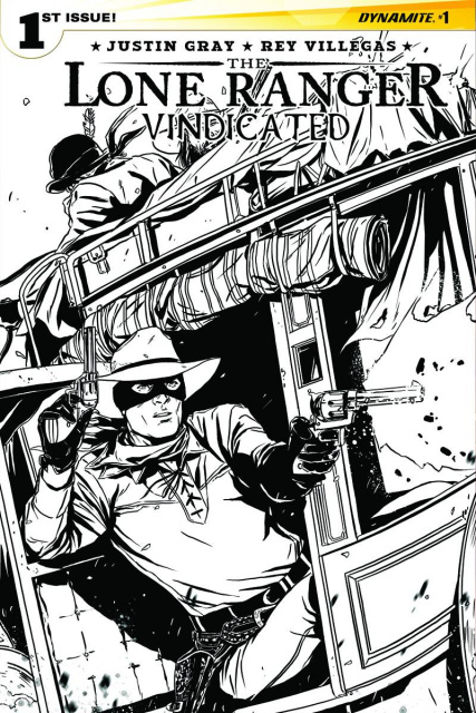 The Lone Ranger: Vindicated #1 (10 Copy Laming B&W Cover)
