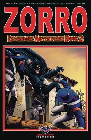 Zorro: Legendary Adventures, Book 2 #3 (Blazing Blades Cover)