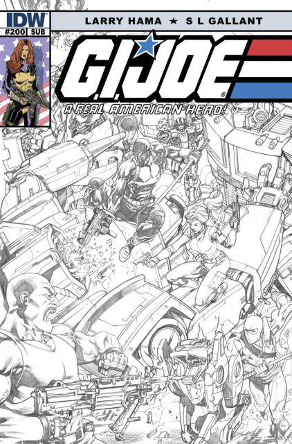 G.I. Joe: A Real American Hero #200 (Subscription Cover)