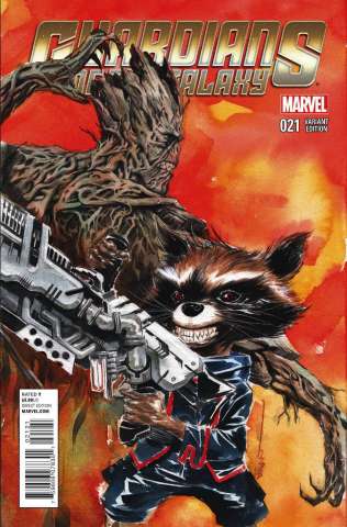 Guardians of the Galaxy #21 (Rocket Raccoon & Groot Cover)