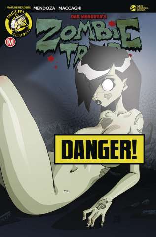 Zombie Tramp #54 (Mendoza Risque Cover)