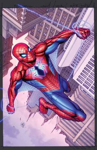 Thanos #3 (Bradshaw Spider-Man Big Time Suit Cover)