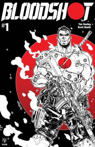 Bloodshot #1 (B&W & Red Meyers Cover)