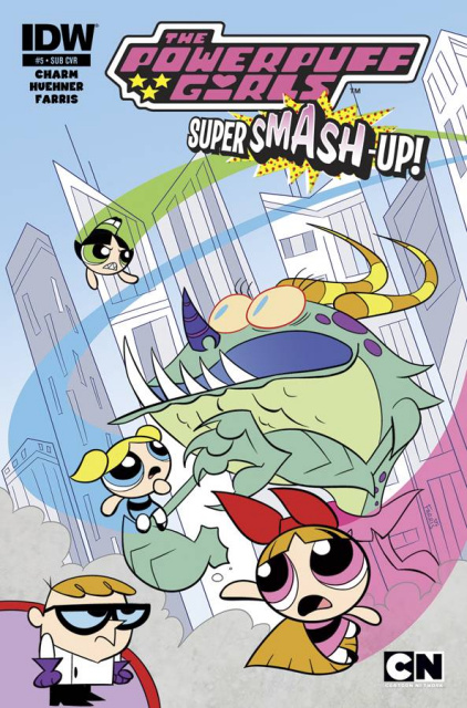 The Powerpuff Girls: Super Smash-Up! #5 (Subscription Cover)