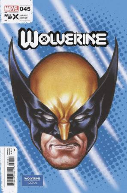 Wolverine #45 (Mark Brooks Headshot Cover)