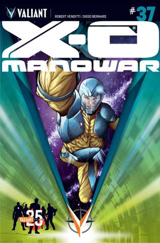 X-O Manowar #37 (25th Anniversary Sandoval Cover)